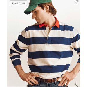 J. Crew U.S. Ski & Snowboard by J.Crew rugby shirt in stripe NWT size Medium